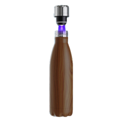 ALTO SLEEK Self-Cleaning Water Bottle with UV Sanitization and Temperature Display, 500ml / 16.9oz